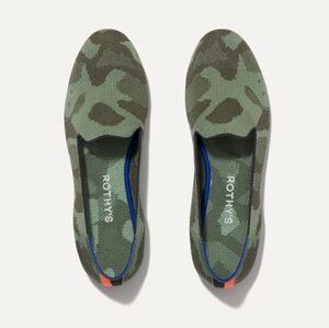 Rothy's The Loafer Olive Camo Size 9